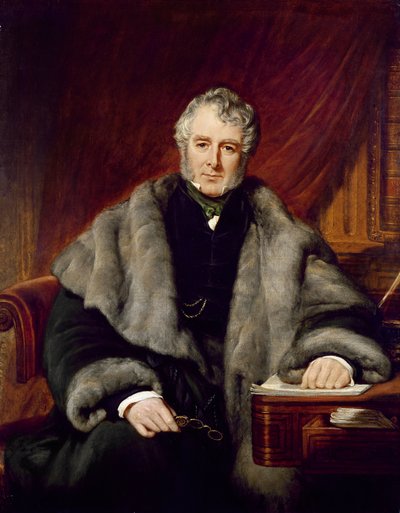 William Lamb, 2nd Viscount Melbourne, 1844 by John Partridge